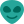 Alien head emoji used in instant messenger chat icon