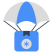 Parachute Delivery icon