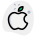 Apple inc logotype of an american multinational technology company icon