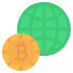 global bitcoin icon