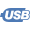 USB标志 icon