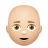 Bald Man Medium Light Skin Tone icon