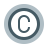 Copyright All Rights Reserved icon