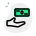 Cash payment method at restaurant expenses layout icon