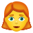 Woman Red Hair icon