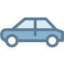 Clean automobile icon