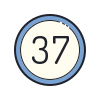 37 Circle icon