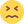 Eyes closed with confounded pictorial representation emoticon icon