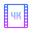 4K icon