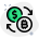 Bitcoin to dollar exchange rate agency symbol icon