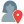 Online location of a user working globally icon