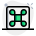 Macintosh command logotype for basic function key icon