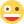 Happy wired emoticon with wired eyes looks icon