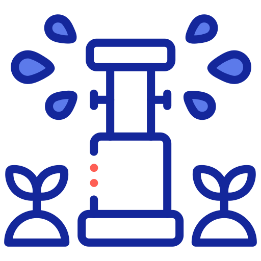 Vertical garden irrigation icon