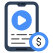 Mobile Paid Video icon