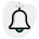 Alarm alert message bell icon sign for notification icon