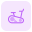 Exercise bike for the cardio workout at home icon