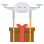 drone delivery icon