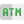 Automated teller machine for making financial transactions from a bank account icon