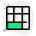 Content bar with square tiles block layout icon