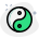 Yin Yang a concept of dualism in ancient Chinese philosophy icon