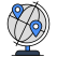 Map Globe icon