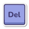 Delete Key icon