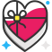 heart gift icon