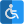 Disability section for the physical challenged way icon