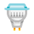 LED lamp icon