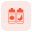 Sauce bottle for the tomato and chili icon