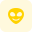 Alien head emoji used in instant messenger chat icon