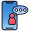 Mobile Chat icon