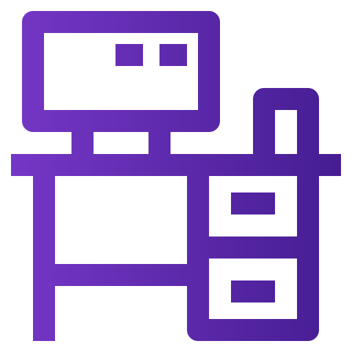 computer desk icon