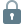 Security unlocking and locking padloch logotype layout icon