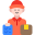 delivery man icon