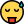 Exhausted emoticon with tongue-out and sweat drop icon