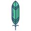 African Emerald Cuckoo Feather icon