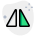 Mirror image of design in two dimensional software icon