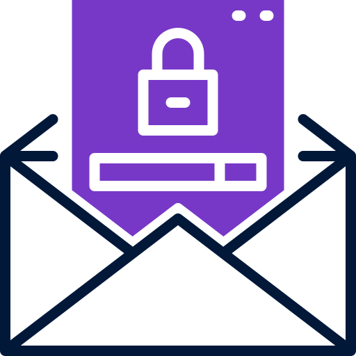 email lock icon