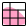 Square cell block with horizontal layout design icon