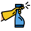 cleaning spray icon