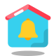 secured by-alarm-system icon