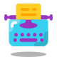 typewriter with-paper icon