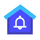 secured by-alarm-system icon