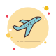 airplane take-off icon