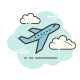 airplane take-off icon