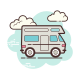 rv campground icon