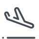 airplane landing icon