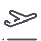 airplane take-off icon